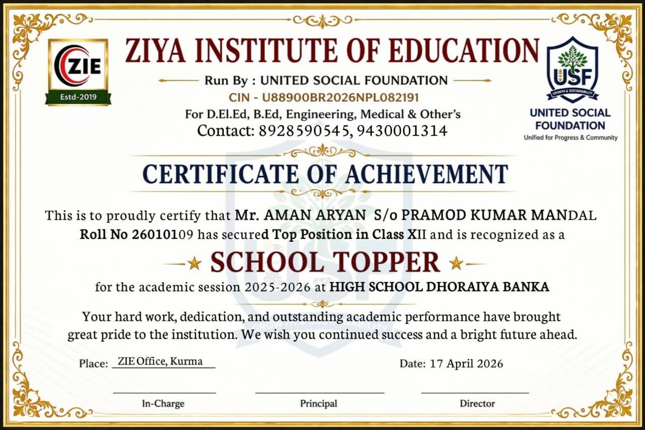 CERTIFICATES 